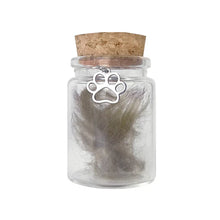 Load image into Gallery viewer, Pet Fur, Hair & Ashes Keepsake Bottle