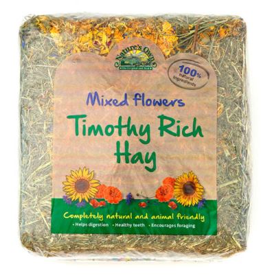 Timothy Rich Hay with Mixed Flowers