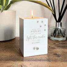 Load image into Gallery viewer, Pet Memorial Tea Light Holder
