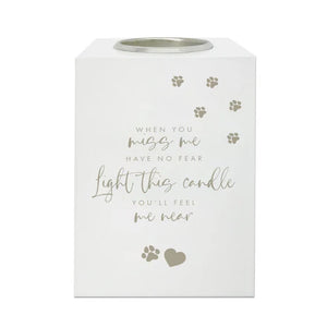 Pet Memorial Tea Light Holder
