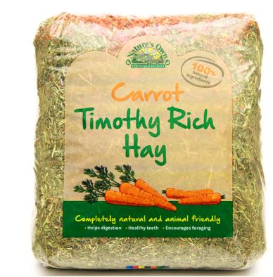 Timothy Rich Hay with Carrots