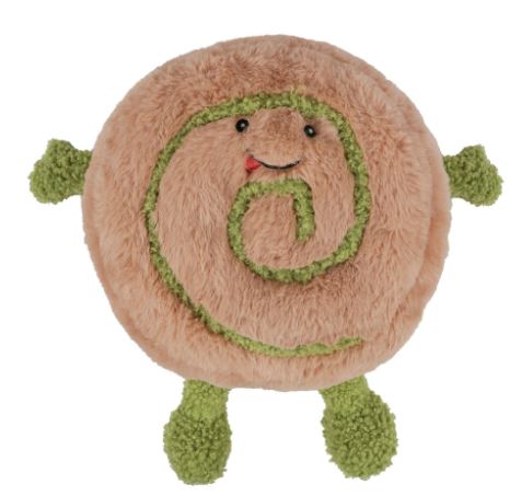 Dog Christmas Pesto Pinwheel Soft Toy
