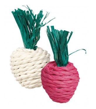 Radish Straw Toys - Set of Two